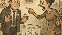 Banc: Un candidat independent ia trei voturi