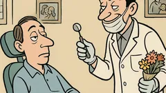 Banc: Dentistul către pacient: „Acum te doare…”